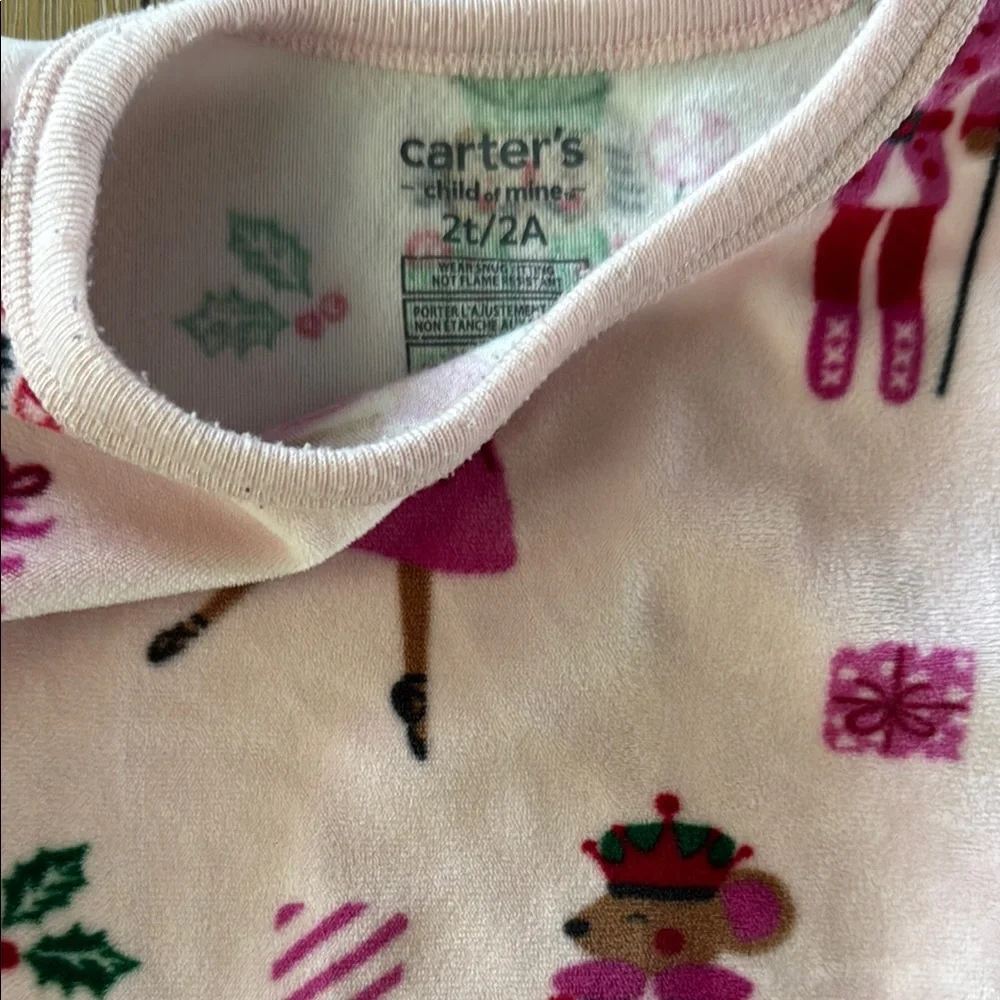 Pink Nutcracker‎ and Ballerina Carter’s 2T Kids Pajamas